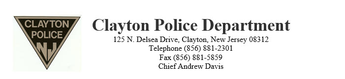 Clayton Police Department, NJ Public Safety Jobs
