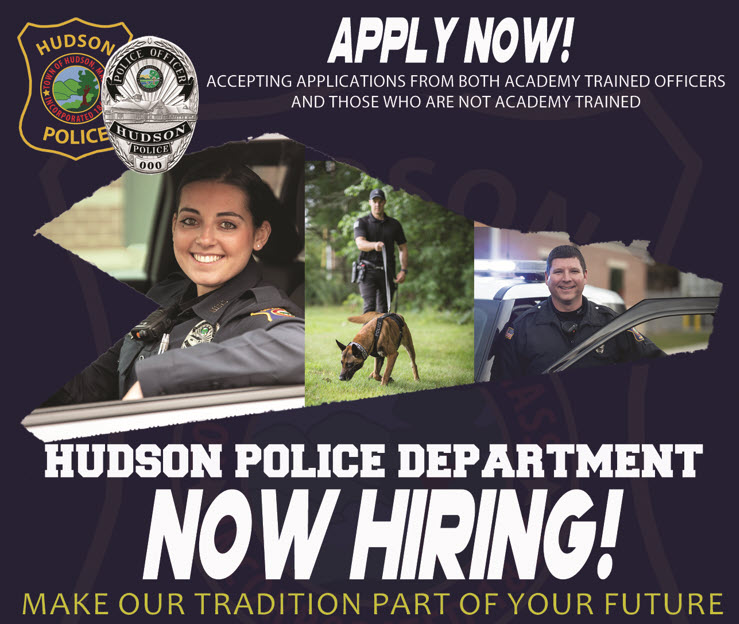 Hudson Police Department, MA Public Safety Jobs