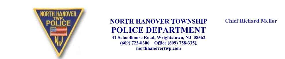 North Hanover Police Department, NJ Public Safety Jobs