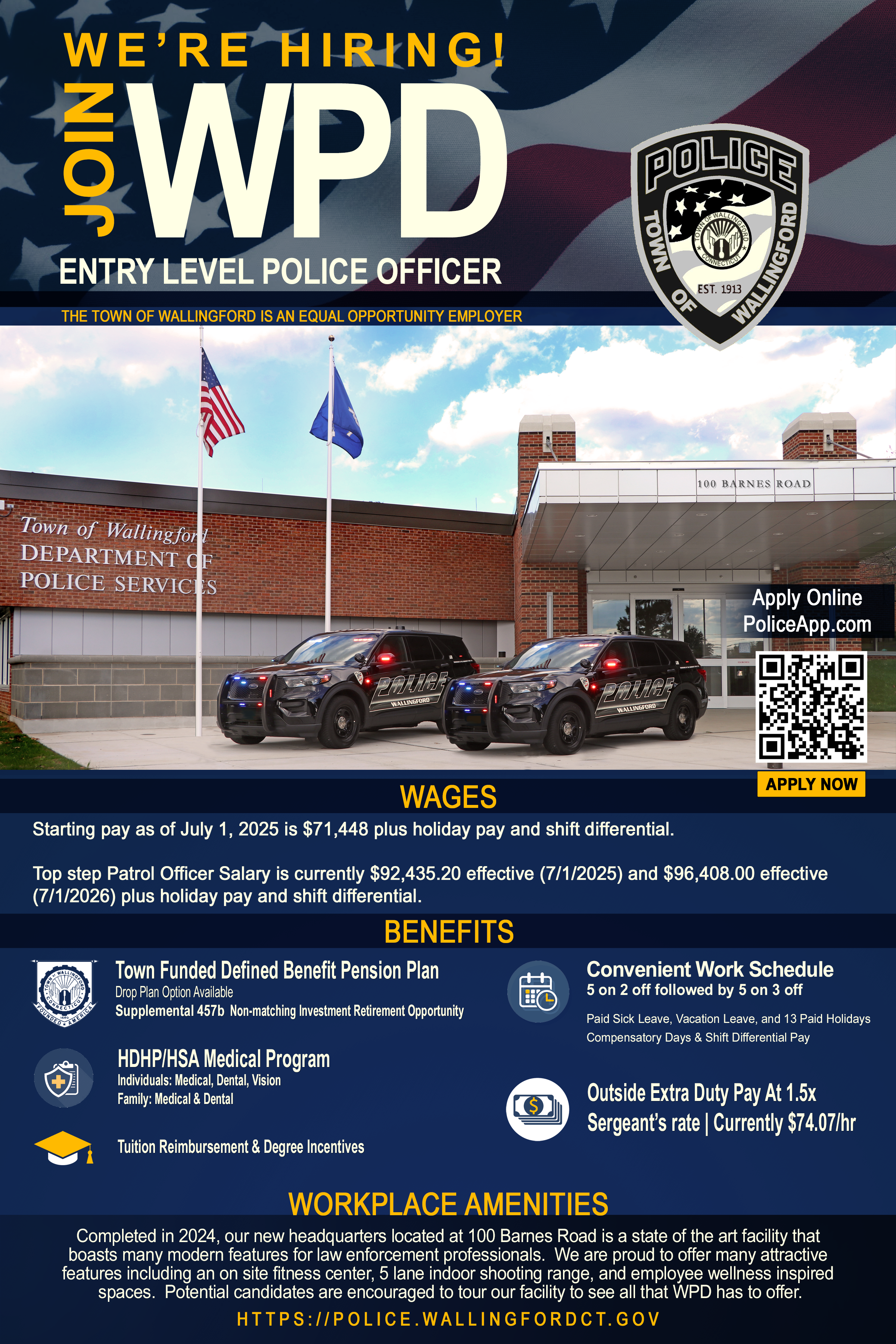 Wallingford Police Department, CT Public Safety Jobs