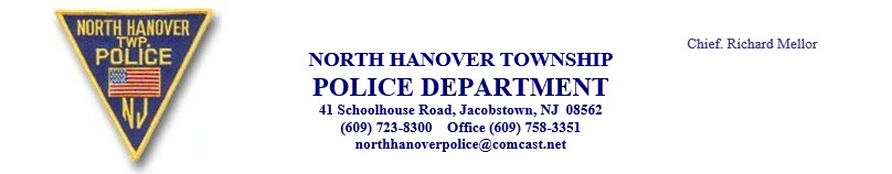 North Hanover Police Department, NJ Public Safety Jobs