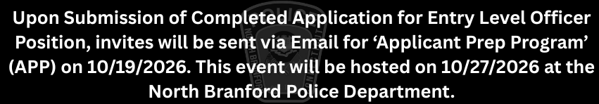 North Branford Police Department, CT Public Safety Jobs