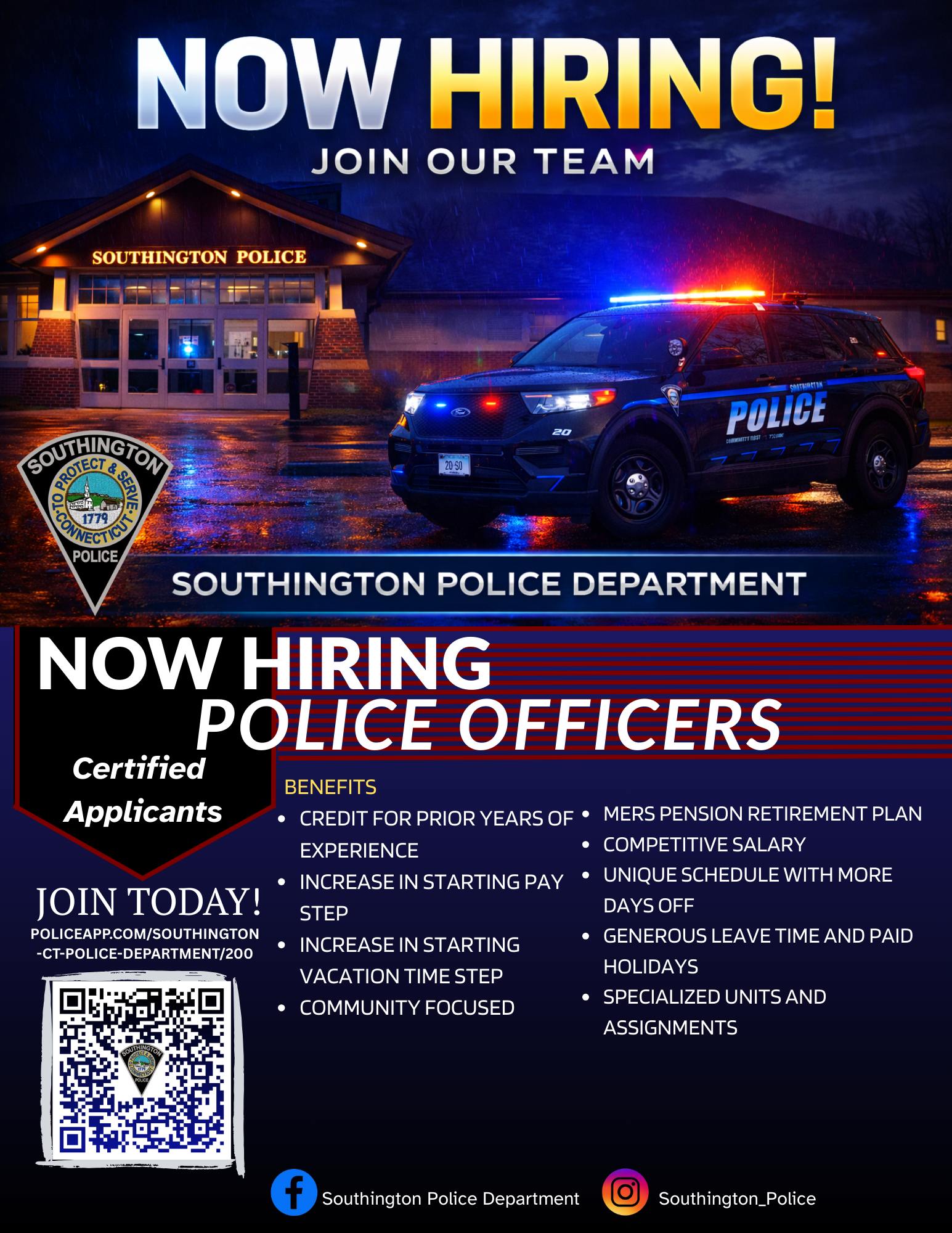 Southington Police Department, CT Public Safety Jobs