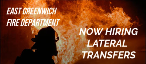 East Greenwich RI Fire Department Now Hiring Lateral Transfers