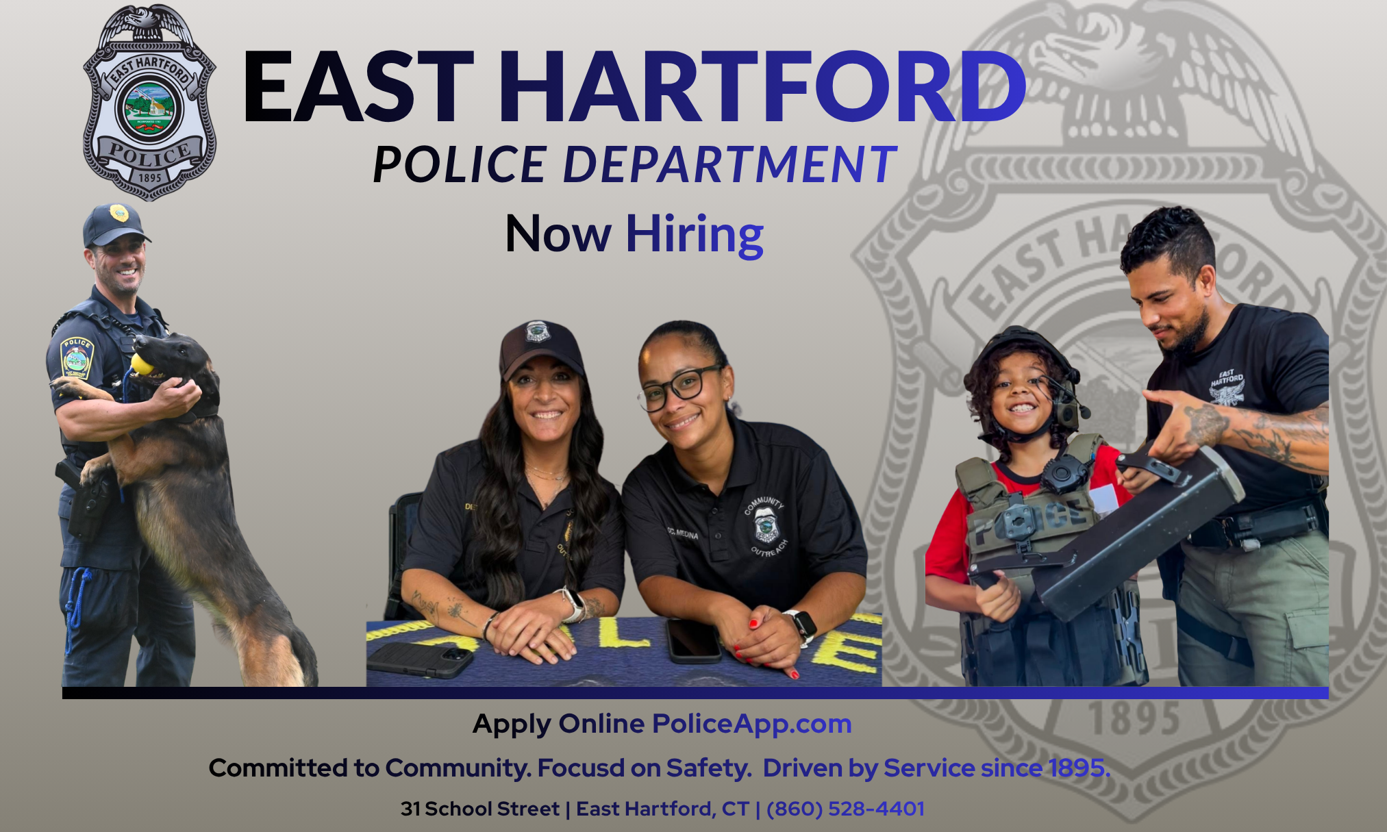 East Hartford Police Department, CT Public Safety Jobs