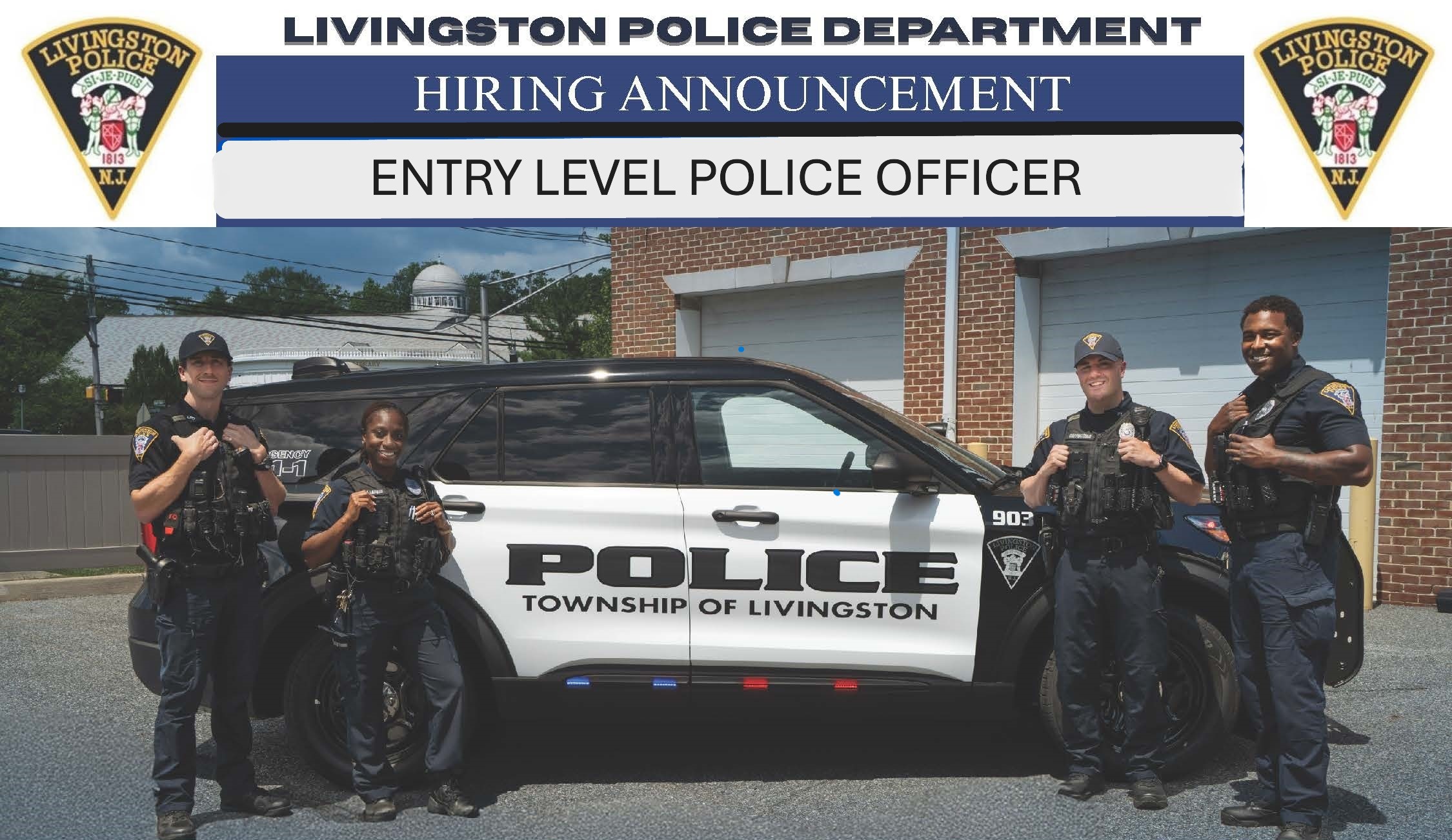 Livingston Township Police Department, NJ Public Safety Jobs
