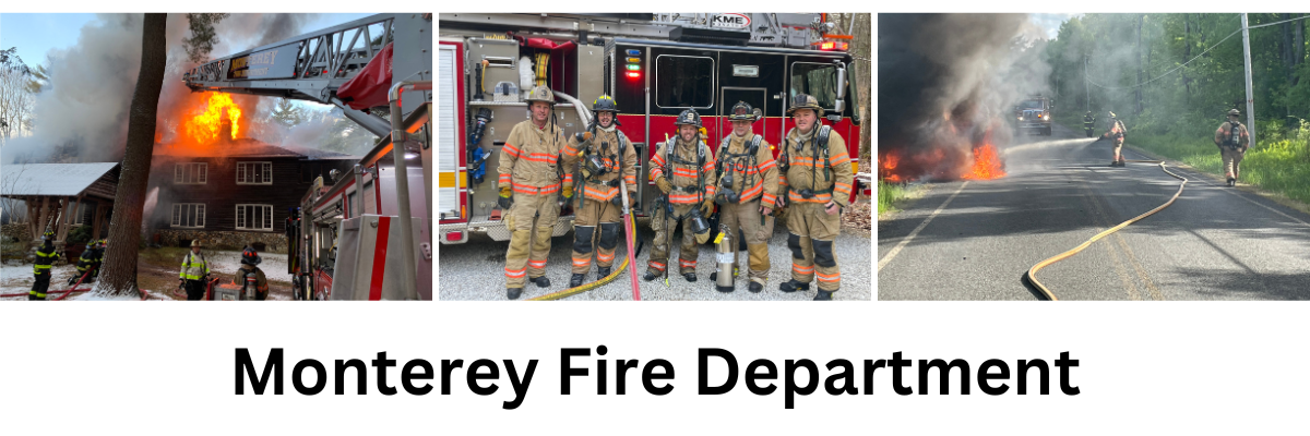 Monterey Fire Department, MA Public Safety Jobs