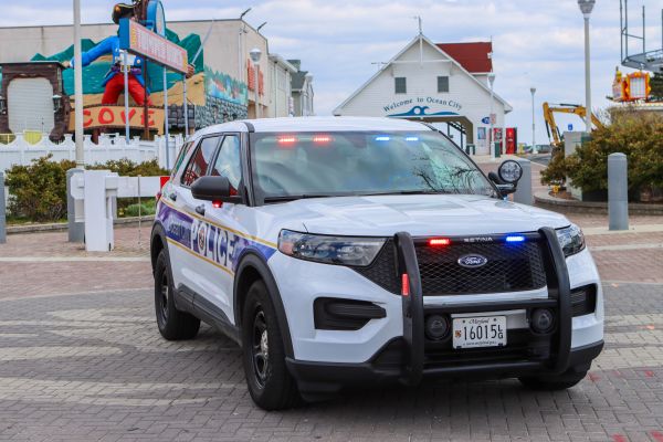 Ocean City police Cruiser