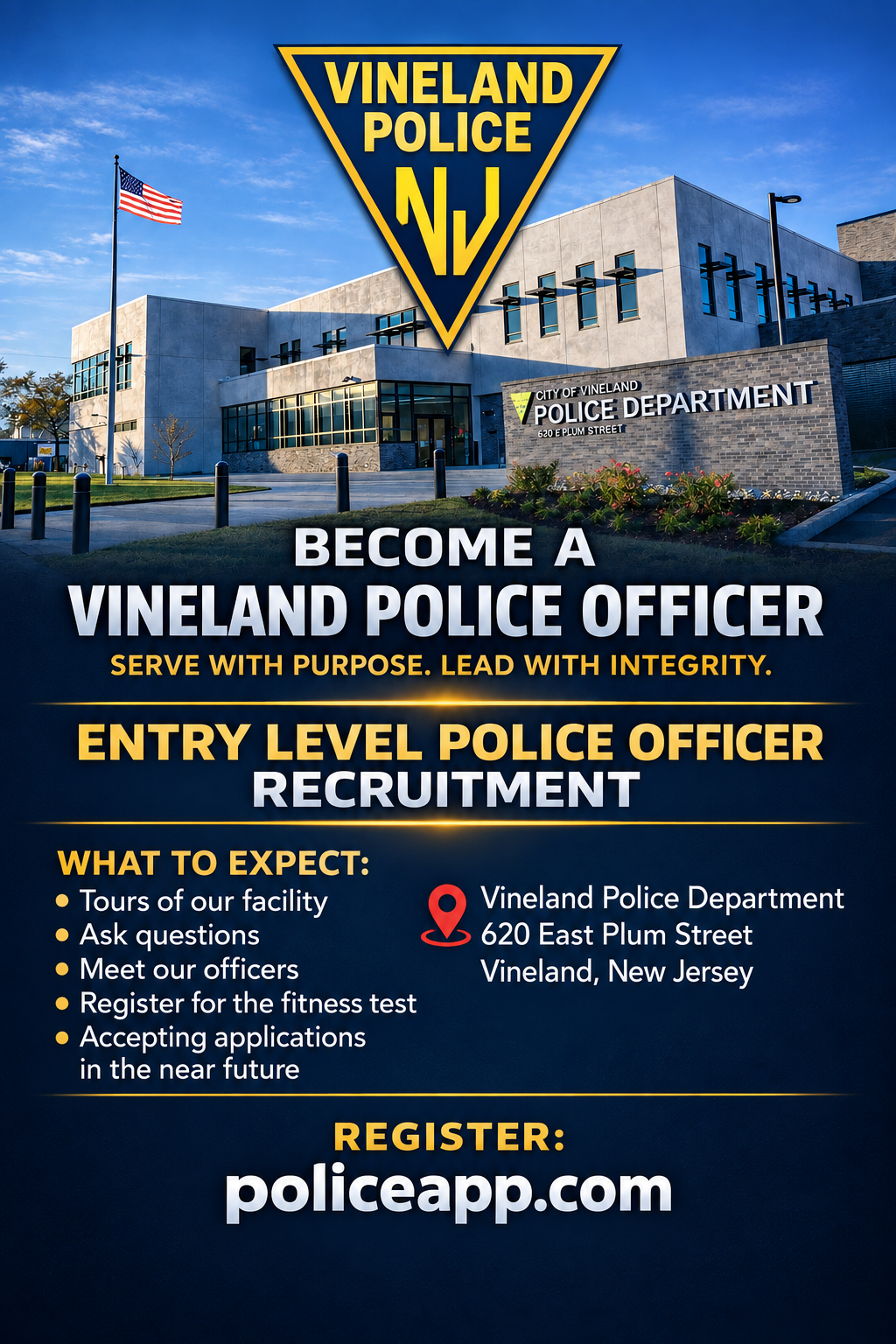 Vineland Police Department, NJ Public Safety Jobs