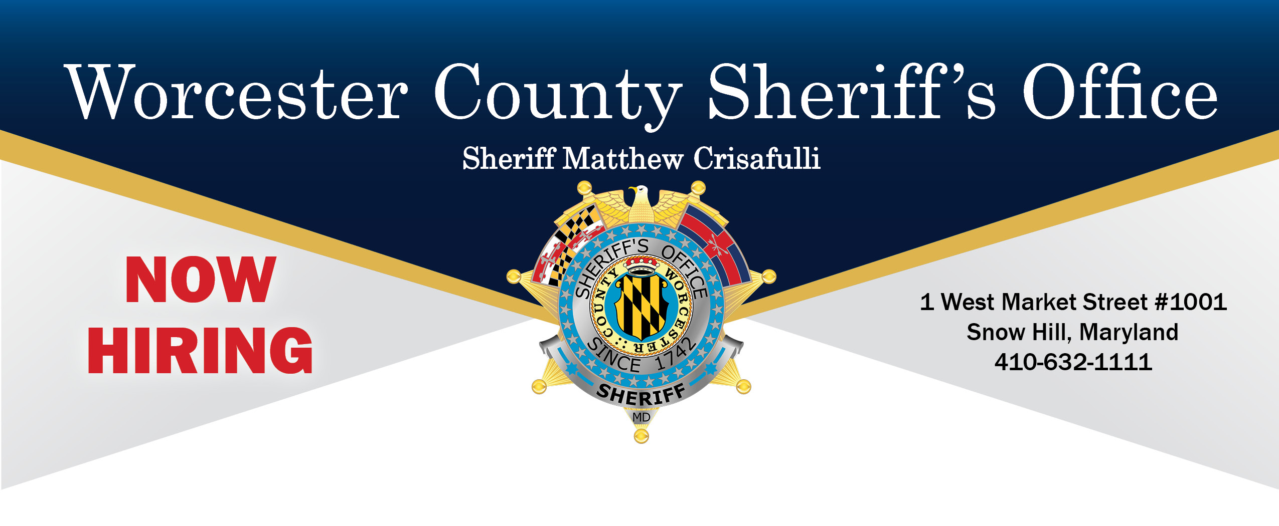 Worcester County Sheriff's Office, MD Public Safety Jobs