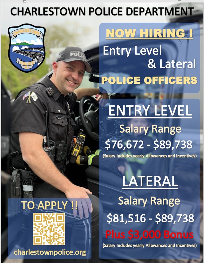 Charlestown Police Department, RI Public Safety Jobs