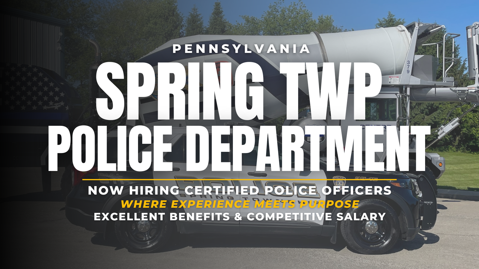 Apply Now to Spring Township PD