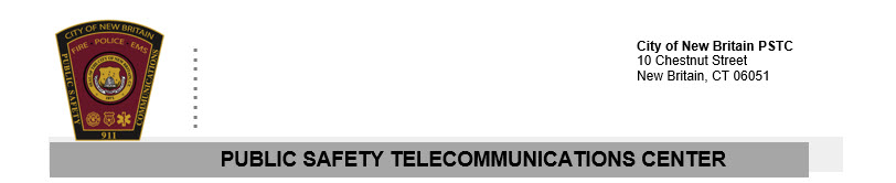 New Britain Public Safety Telecommunications Center, CT Public Safety Jobs