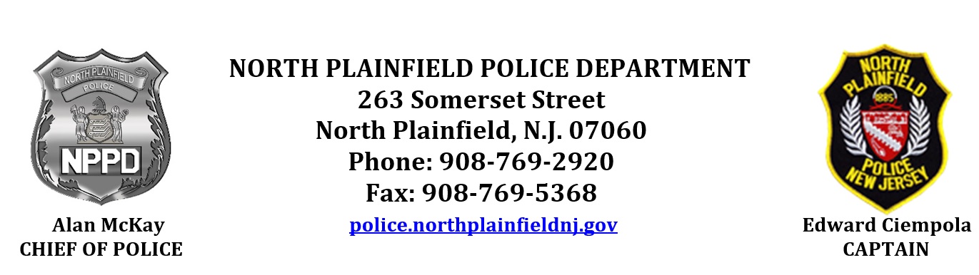 North Plainfield Police Department, NJ Public Safety Jobs