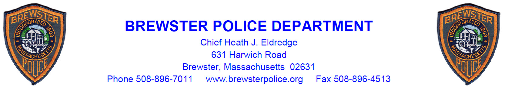 Brewster Police Department, MA Public Safety Jobs