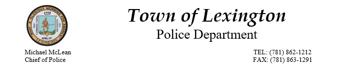 Lexington Police Department, MA Public Safety Jobs