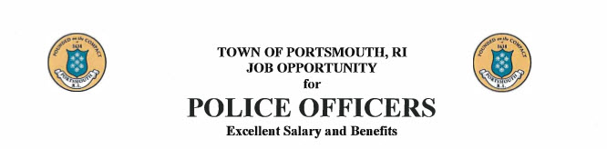 Portsmouth Police Department, RI Public Safety Jobs