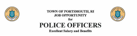 Portsmouth Police Department, RI Public Safety Jobs