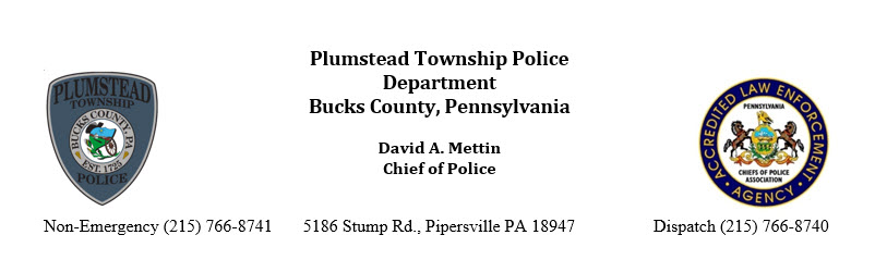 Plumstead Township Police Department, PA Public Safety Jobs