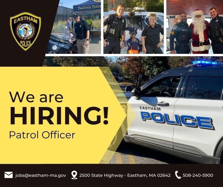 Eastham Police Department, MA Public Safety Jobs
