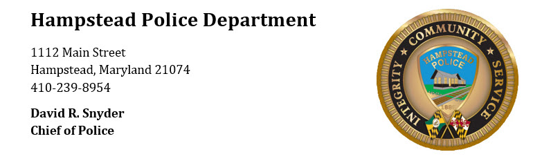 Hampstead Police Department, MD Public Safety Jobs