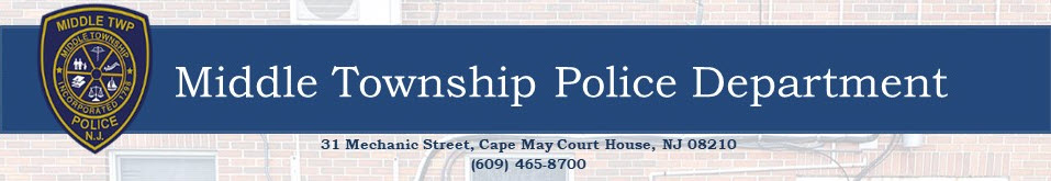 Middle Township Police Department, NJ Public Safety Jobs