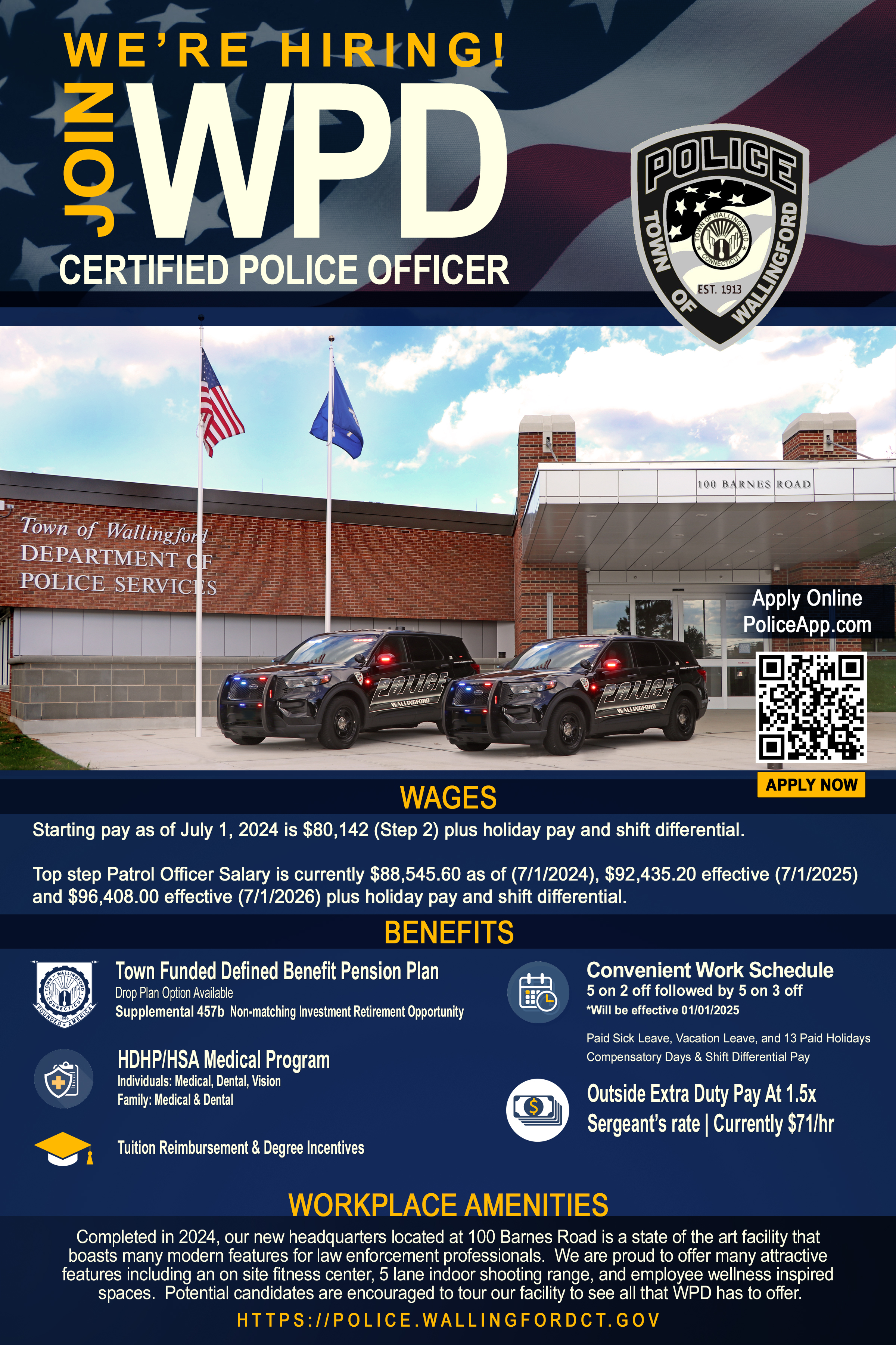 Wallingford Police Department, CT Public Safety Jobs