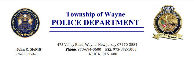 Wayne Police Department, NJ Public Safety Jobs
