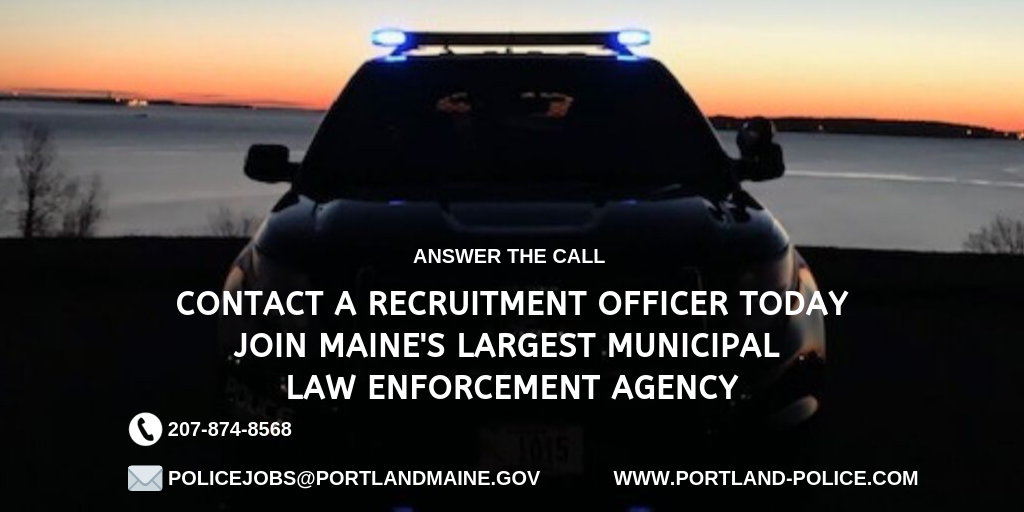 Portland Police Department, ME Public Safety Jobs
