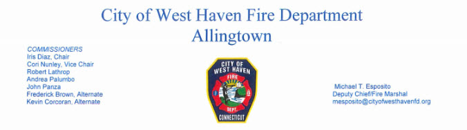 West Haven, Allingtown Fire Department, CT Public Safety Jobs