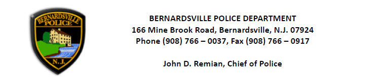 Bernardsville Police Department, NJ Public Safety Jobs