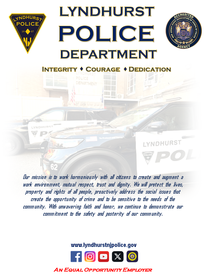 Lyndhurst Police Department, NJ Public Safety Jobs