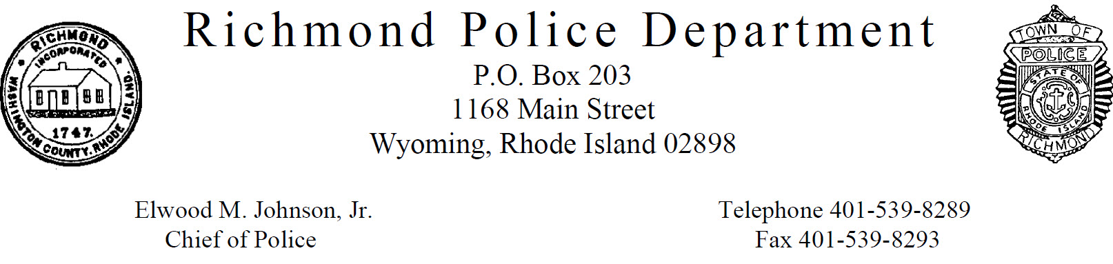 Richmond Police Department, RI Public Safety Jobs