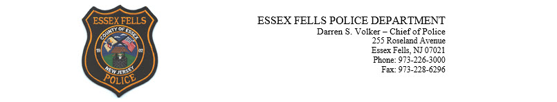 Essex Fells Police Department, NJ Public Safety Jobs
