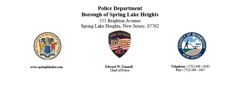 Spring Lake Heights Police Department, NJ Public Safety Jobs