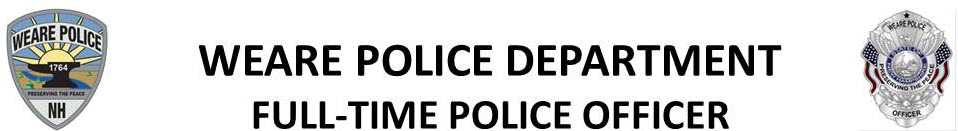Weare Police Department, NH Public Safety Jobs