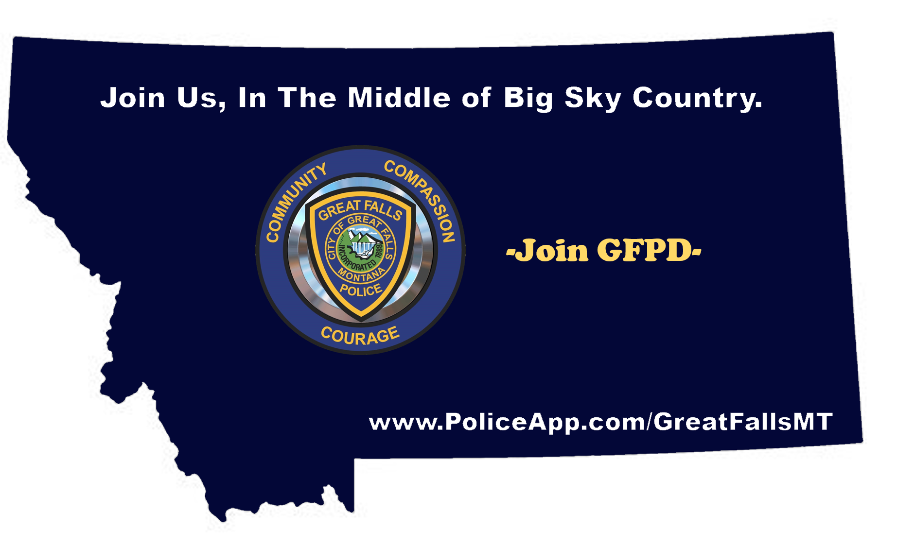 Great Falls Police Department, MT Public Safety Jobs